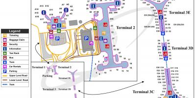 Beijing international airport terminal 3 χάρτης