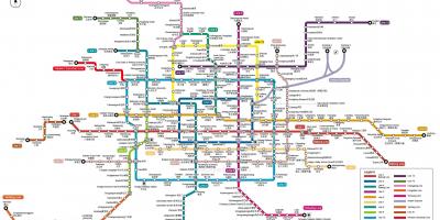Πεκίνο μετρό χάρτη 2016