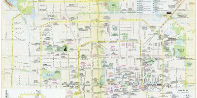 Στο κέντρο της πόλης Πεκίνο εμφάνιση χάρτη