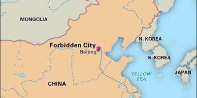 Απαγορευμένη πόλη, Κίνα εμφάνιση χάρτη