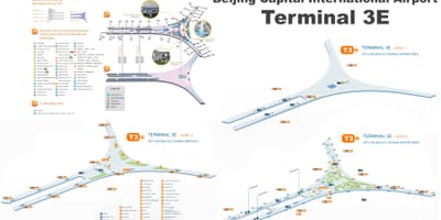 Πεκίνο terminal 3 χάρτης