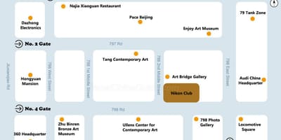 Πεκίνο 798 art district χάρτης