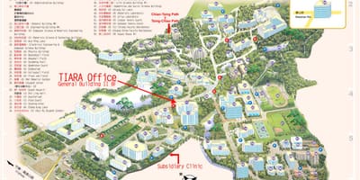 Tsinghua university campus χάρτης