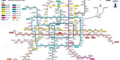 Πεκίνο μετρό χάρτης